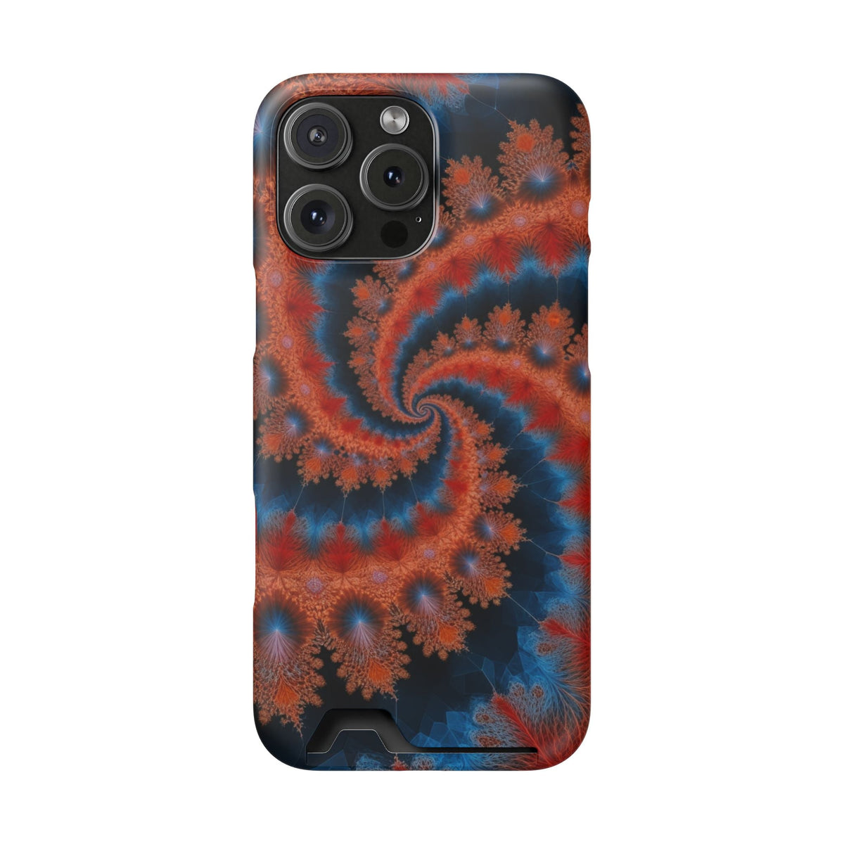 Coque de Téléphone Motif Fractal en Spirale