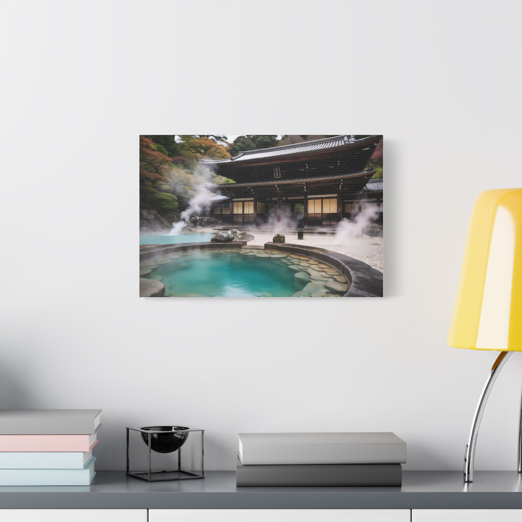 Tableau Onsen Traditionnel Tokyo