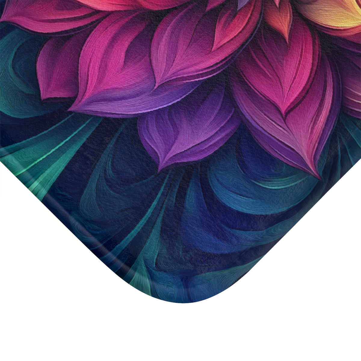 Tapis salle de bain Mandala Floral de l'Uniformité Intérieure