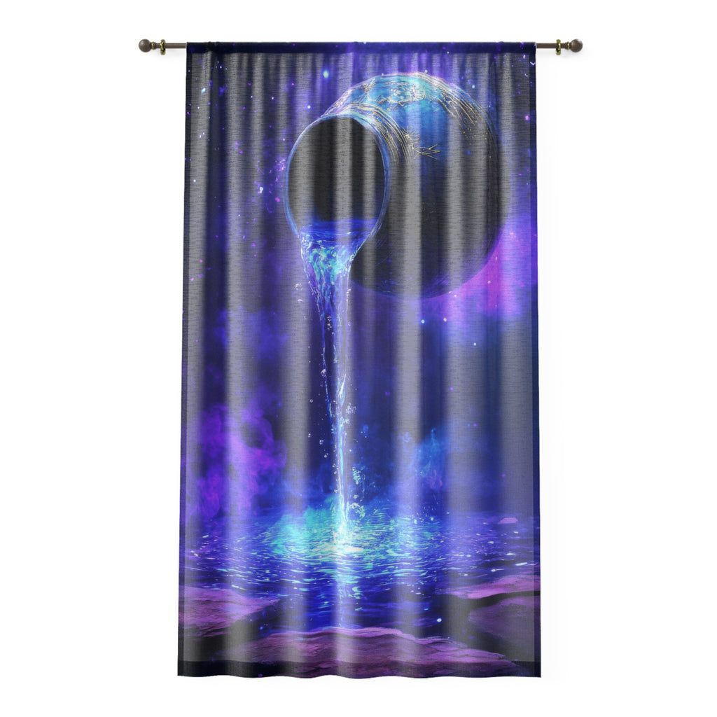 Rideau Signe Astrologique Verseau