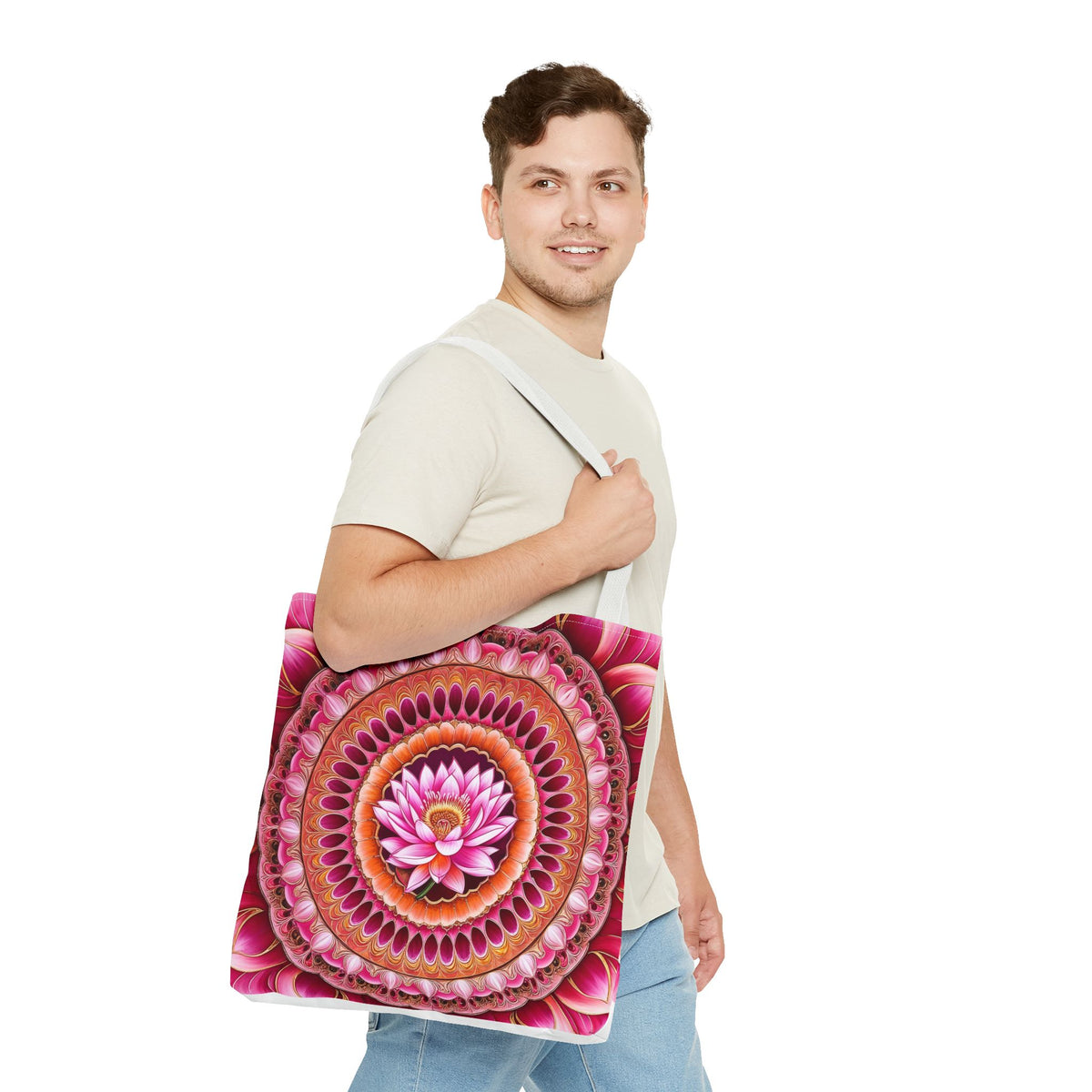 Tote bag Mandala de l'Amour Inconditionnel