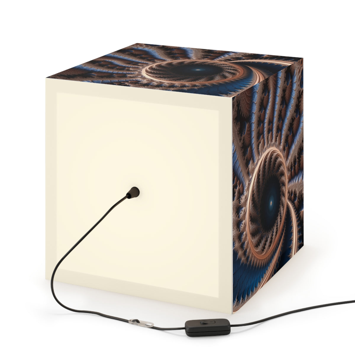 DECO - Lampe Cubique Fractale Courbe de Julia-Quasi