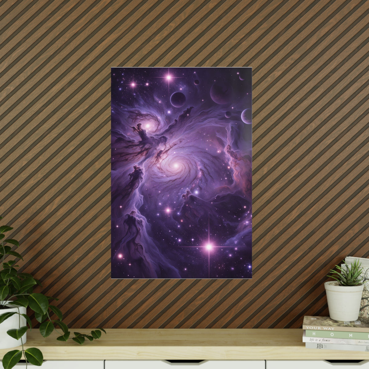 Poster Nébuleuse Pourpre