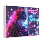 Tableau Chatte Humanoïde Lighting