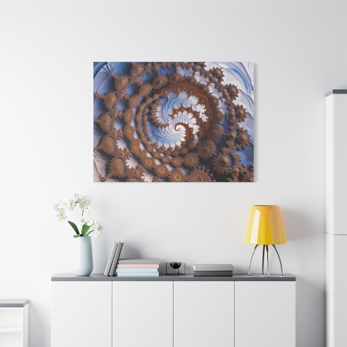 Tableau Courbe Fractale de Cesàro