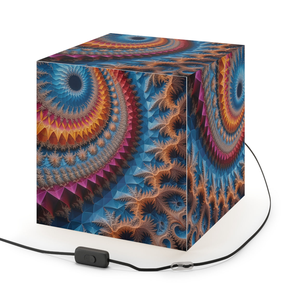 DECO - Lampe Cubique Fractale Courbe de Takagi