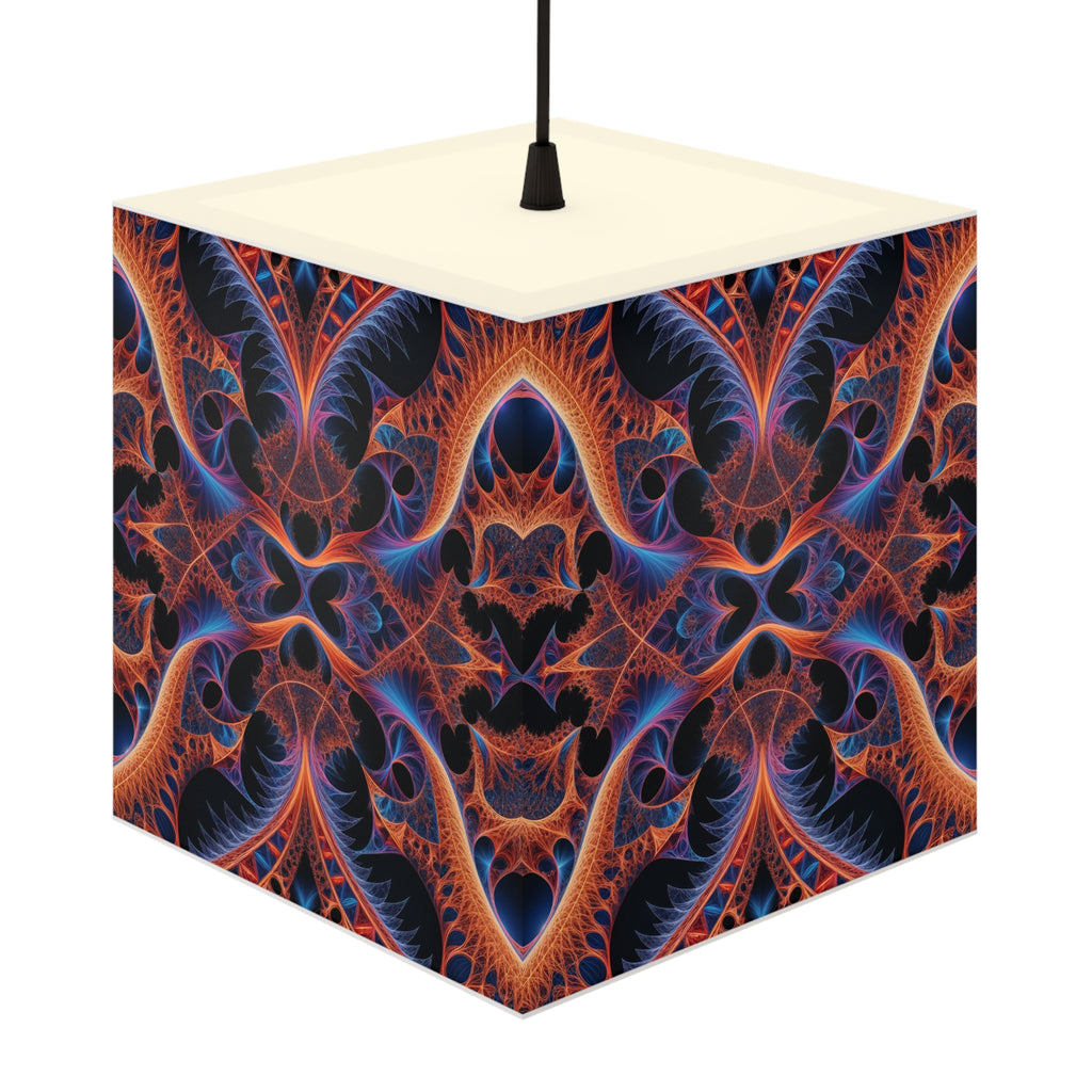 DECO - Lampe Cubique Fractale Courbe de Cantor-Minkowski