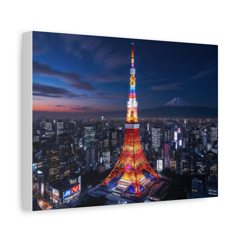 Tableau Tokyo Tower et Mont Fuji