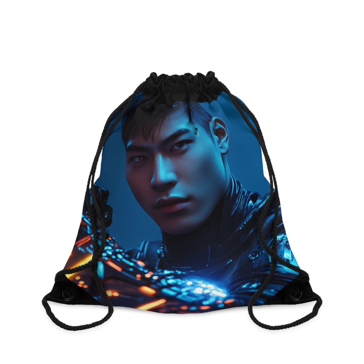 Sac à cordons Cyberpunk Guerrier Bras Robotique