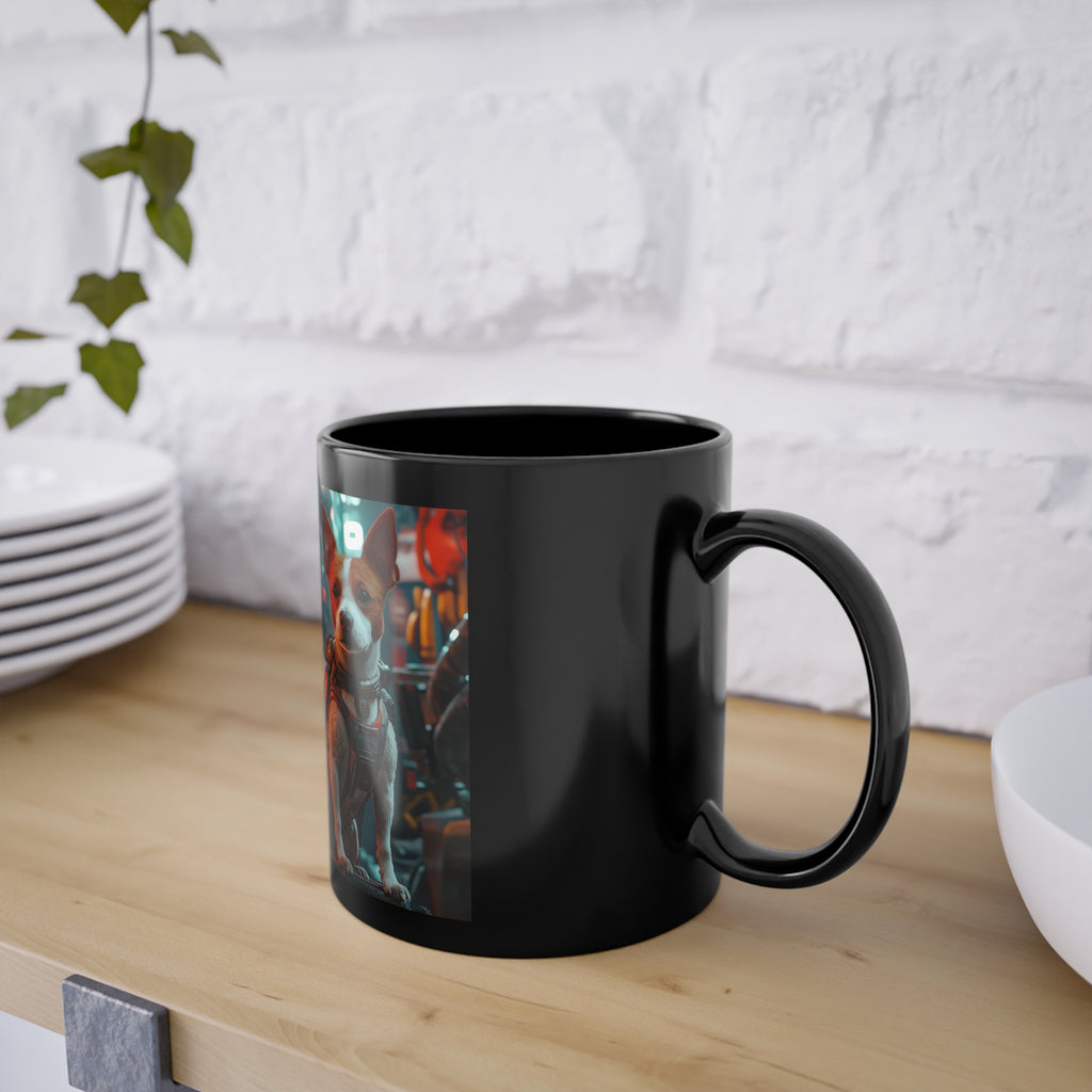 Mug Jack Russel Cyberpunk