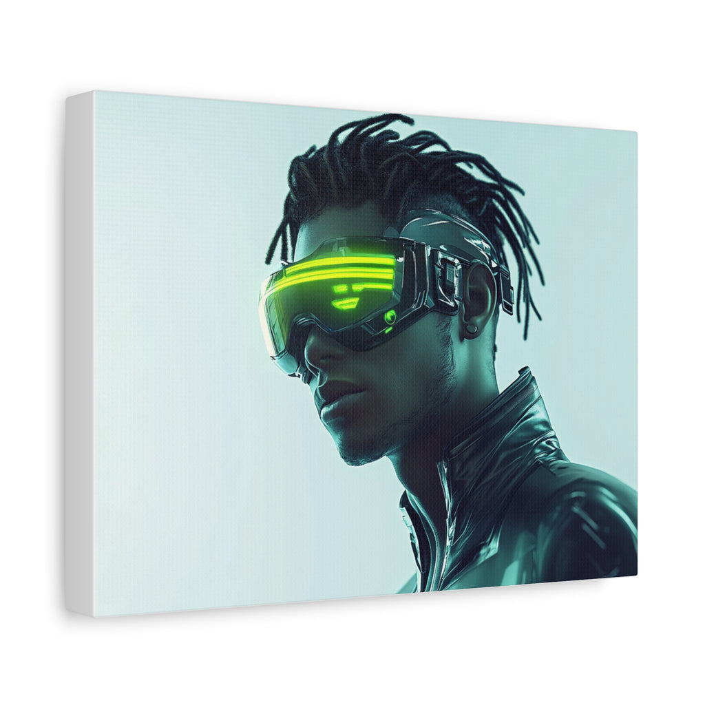 Tableau Cyberpunk Lunettes du Futur