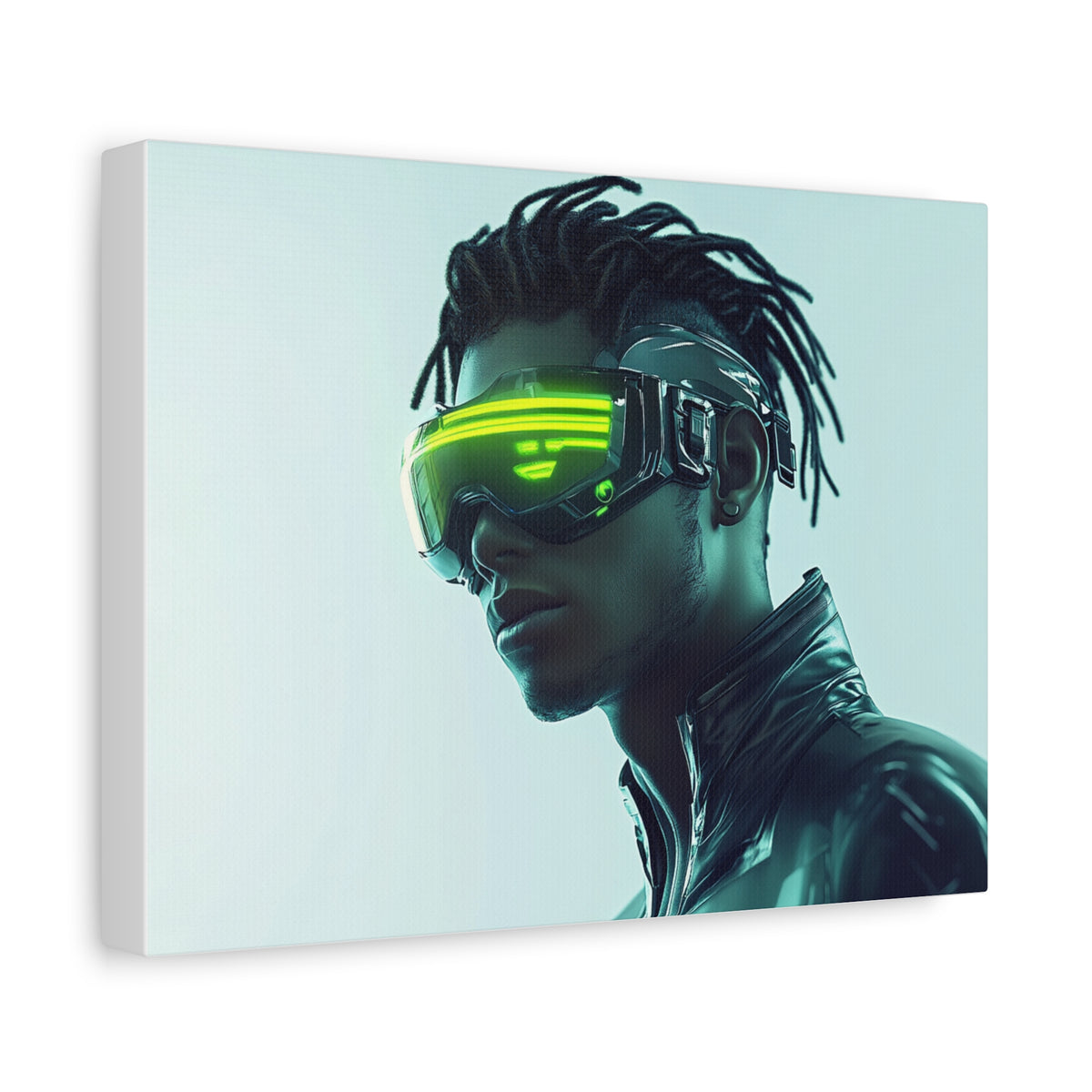 Tableau Cyberpunk Lunettes du Futur