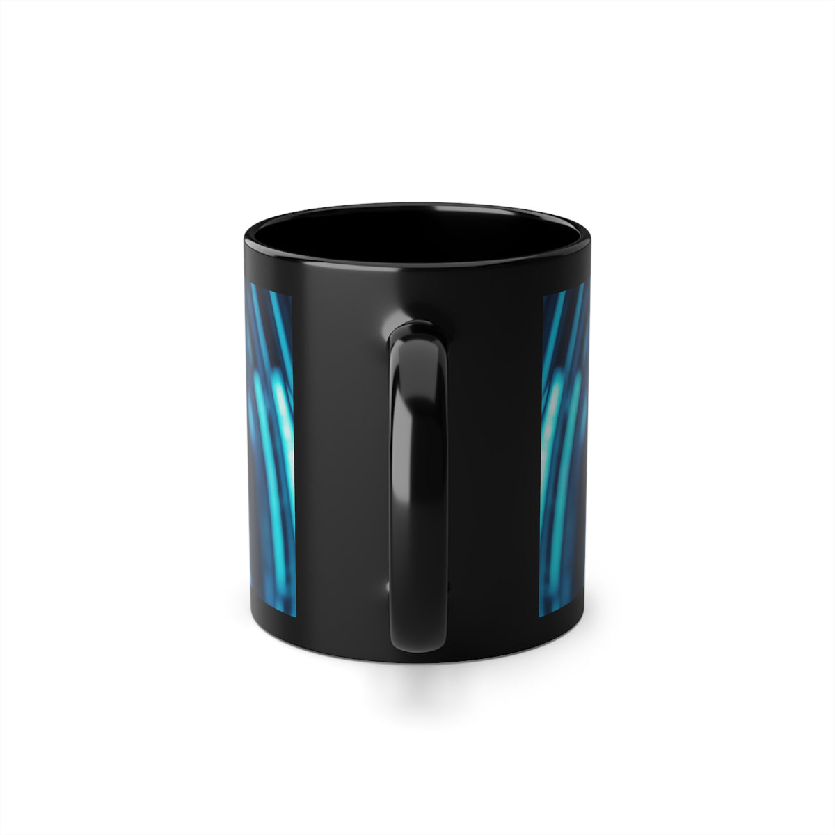 Mug Noir Cyberpunk Brune Tatouée
