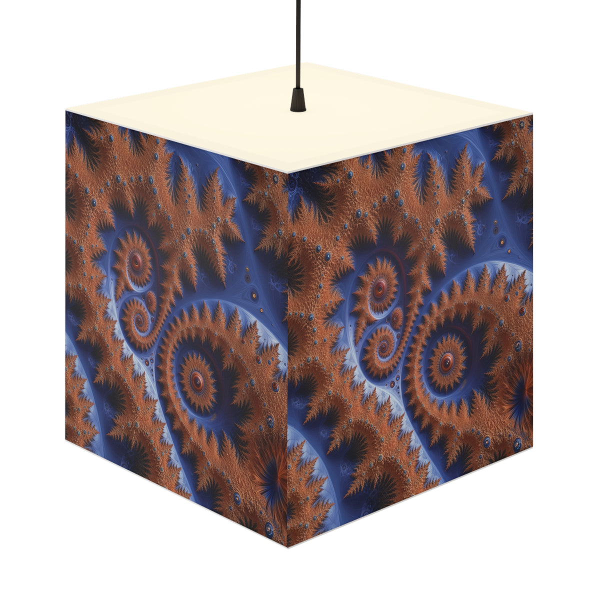 DECO - Lampe Cubique Fractale Courbe de Cantor-Sierpiński
