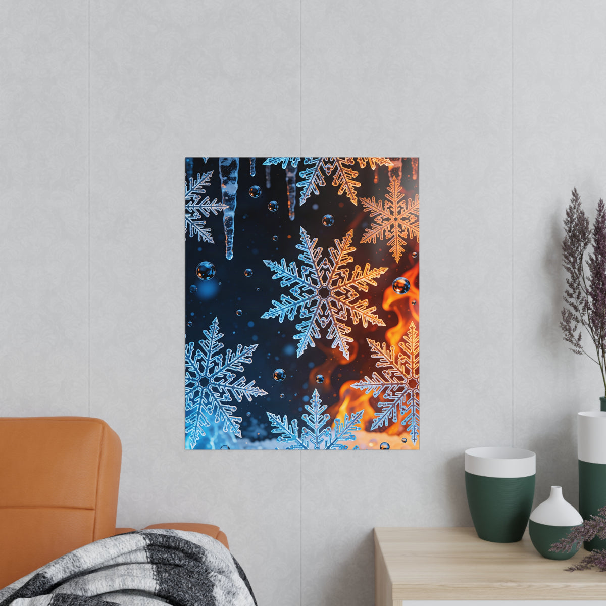 Poster Glace et Feu