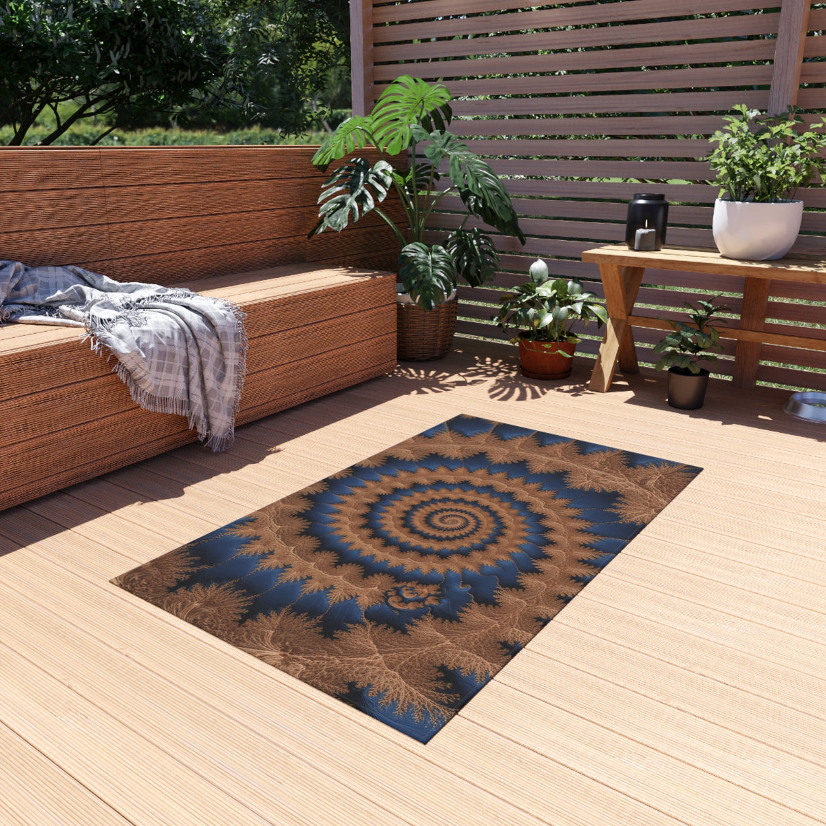 Tapis de salon Courbe De Rhams-Peano