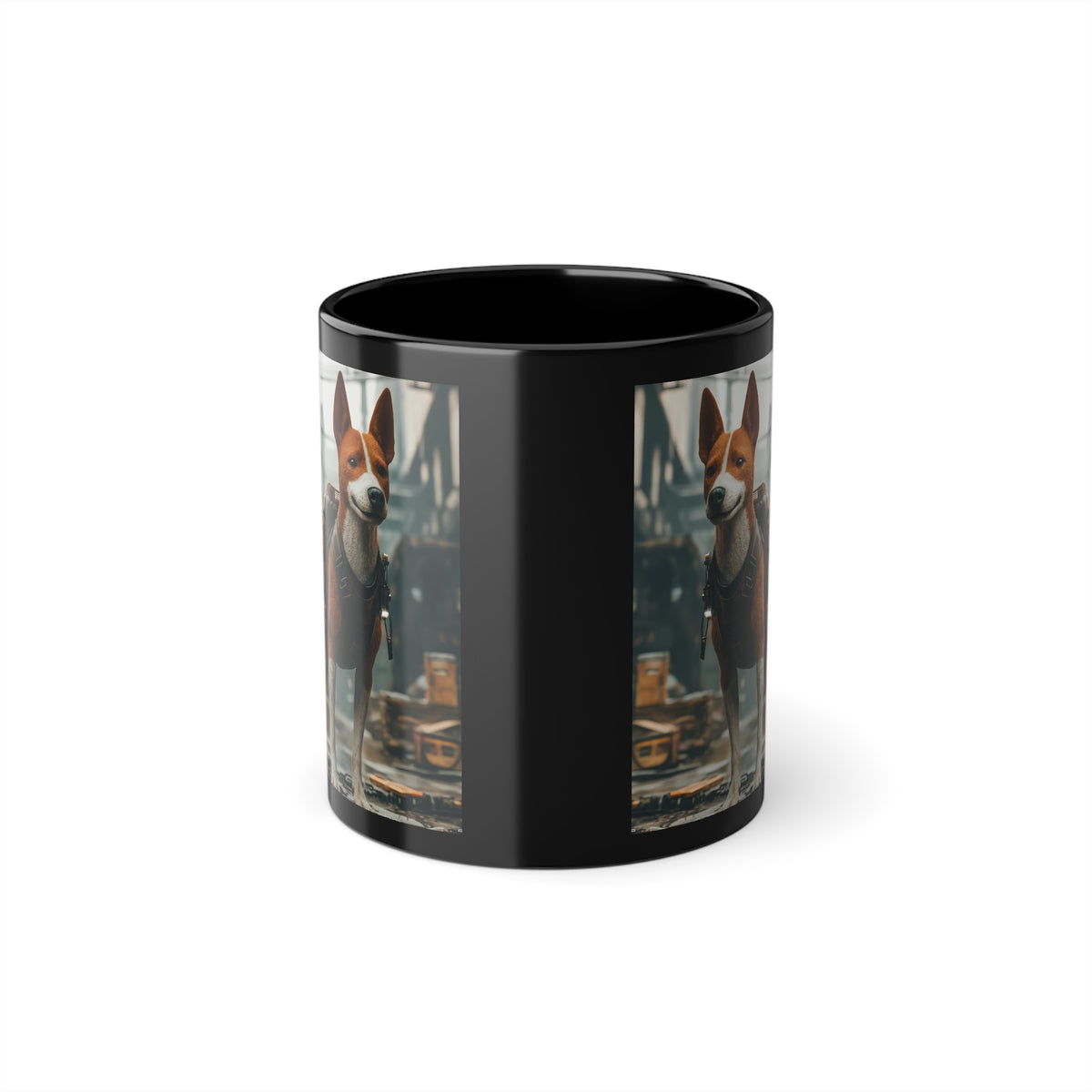 Mug Cyberpunk Chien Basenji