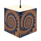 DECO - Lampe Cubique Fractale Courbe de Rham-Peano