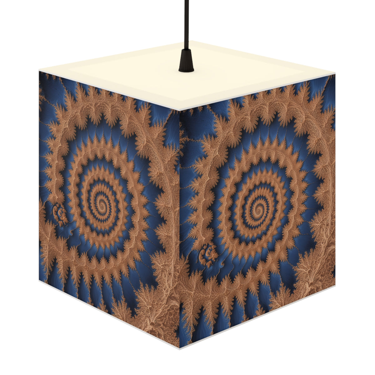 DECO - Lampe Cubique Fractale Courbe de Rham-Peano