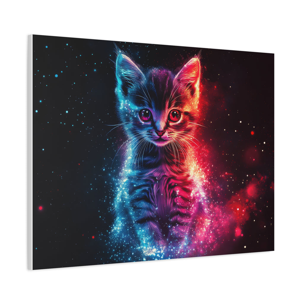 Tableau Chaton Galaxie