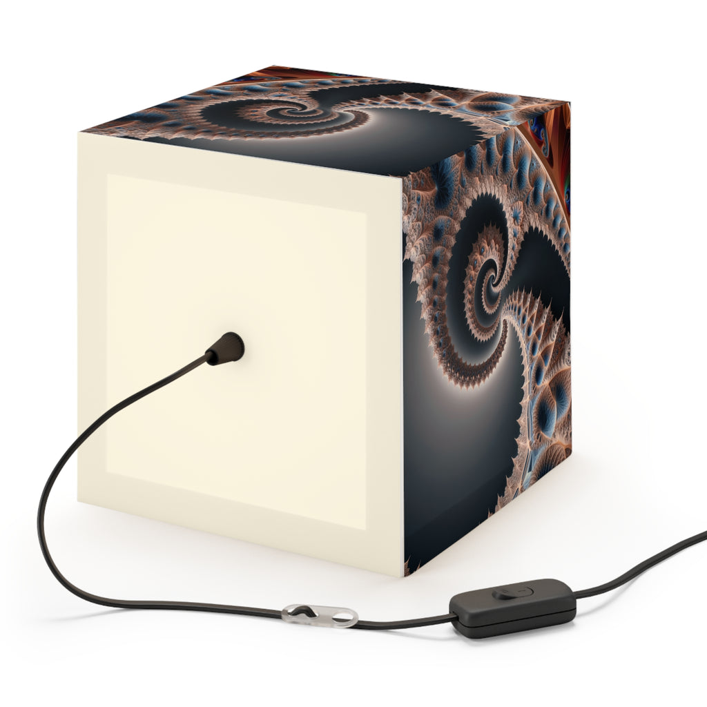 DECO - Lampe Cubique Fractale Courbe de Van-Der-Waerden