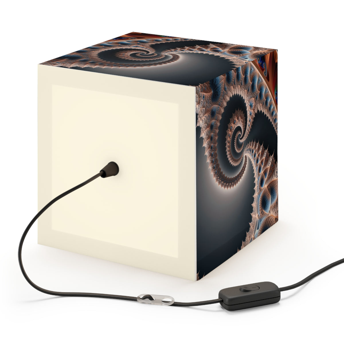 DECO - Lampe Cubique Fractale Courbe de Van-Der-Waerden