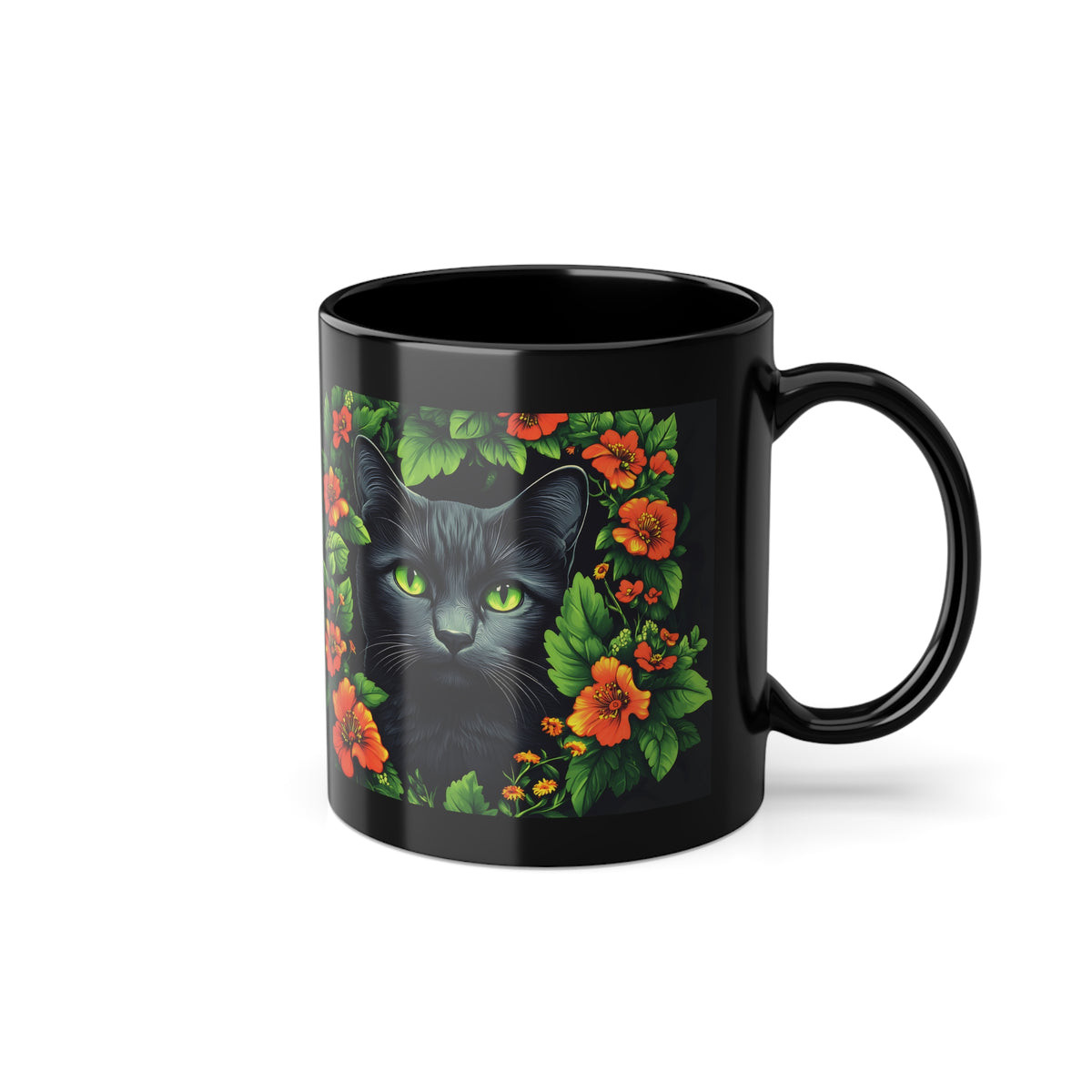 Mug Chat aux Yeux Verts