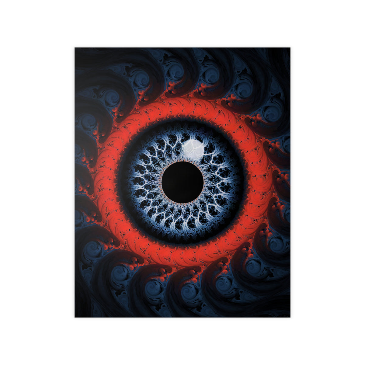 Poster Œil Fractal