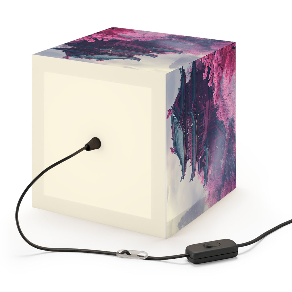 DECO - Lampe Cubique ZEN Temple Japonais