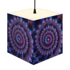 DECO - Lampe Cubique Fractale Courbe de Ship-Mandelbrot