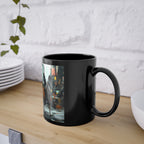 Mug Boston Terrier Cyberpunk