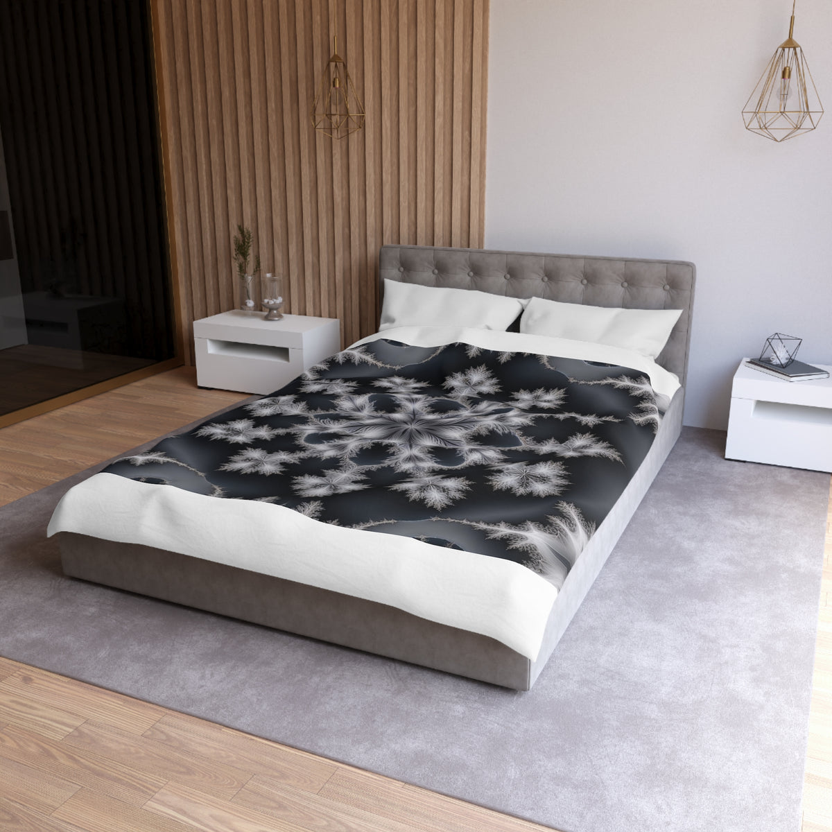Housse de couette Fractale de Vicsek-Snowflake