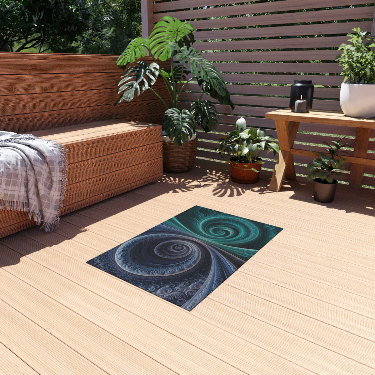 Tapis de salon Courbe de Cesàro-Peano