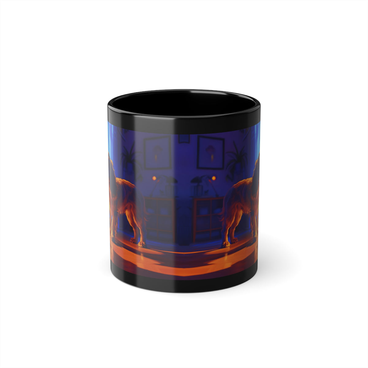 Mug Cocker-Spaniel En Salon Moderne