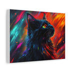 Tableau Chat Noir Rêveur
