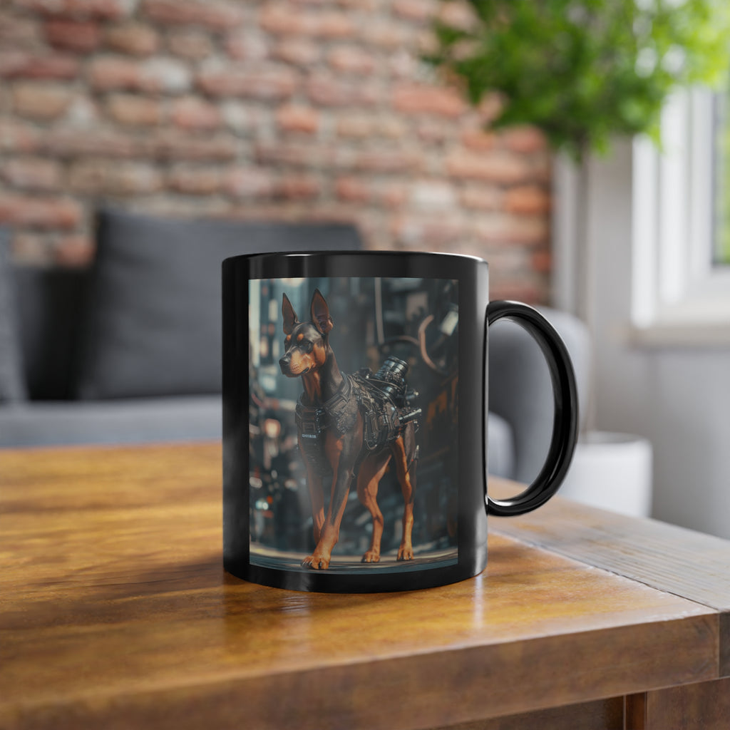 Mug Dobermann Tactique Cyberpunk