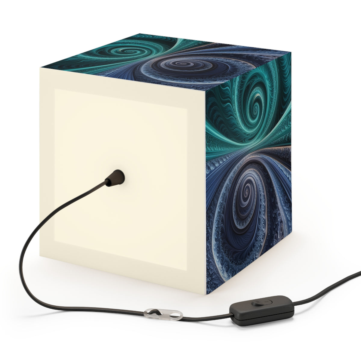 DECO - Lampe Cubique Fractale Courbe de Cesàro-Peano