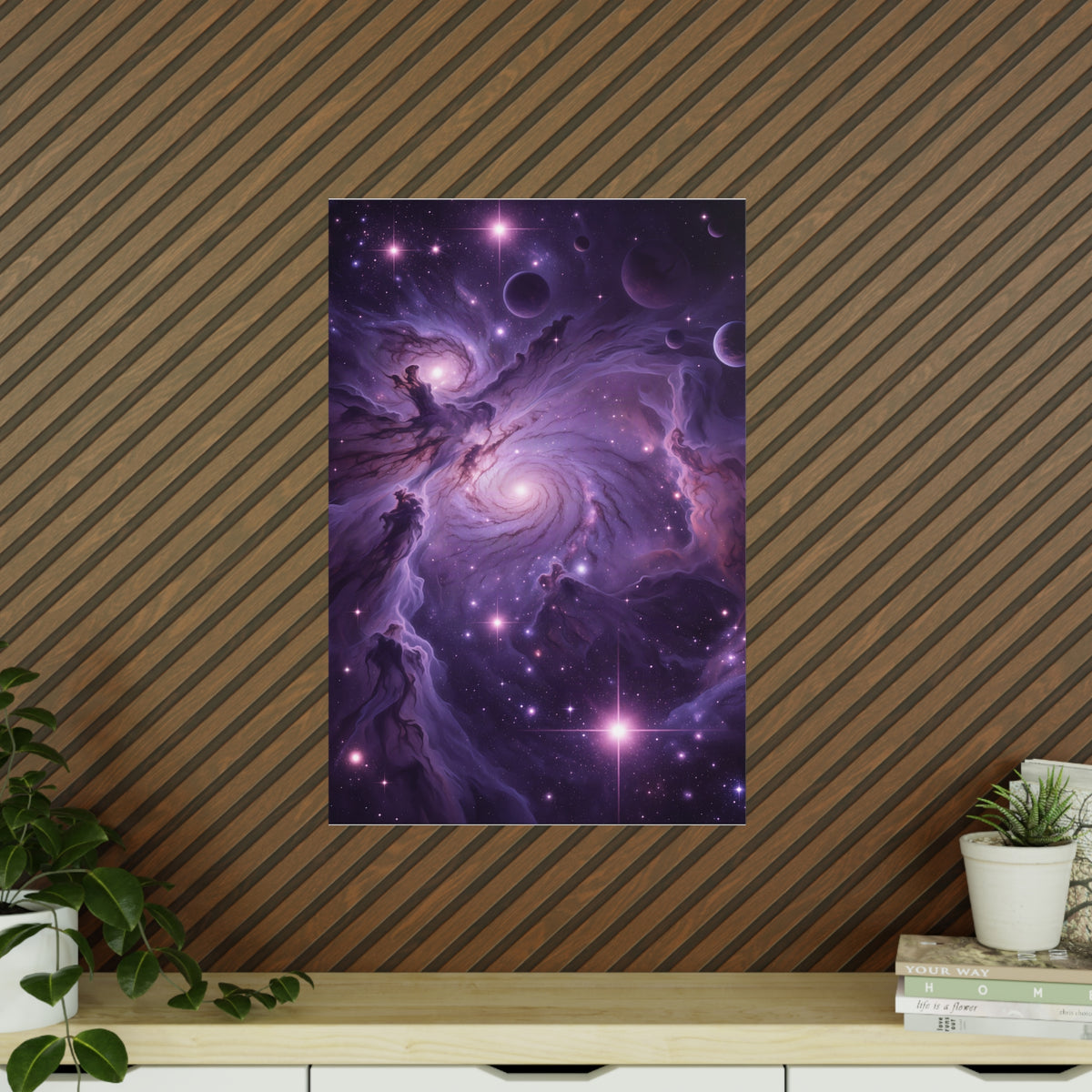 Poster Nébuleuse Pourpre