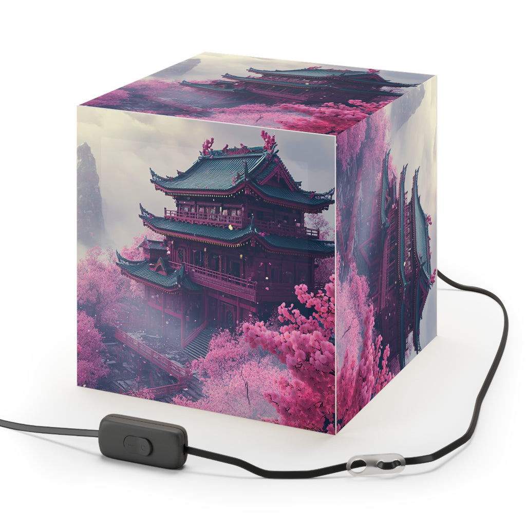 DECO - Lampe Cubique ZEN Temple Japonais
