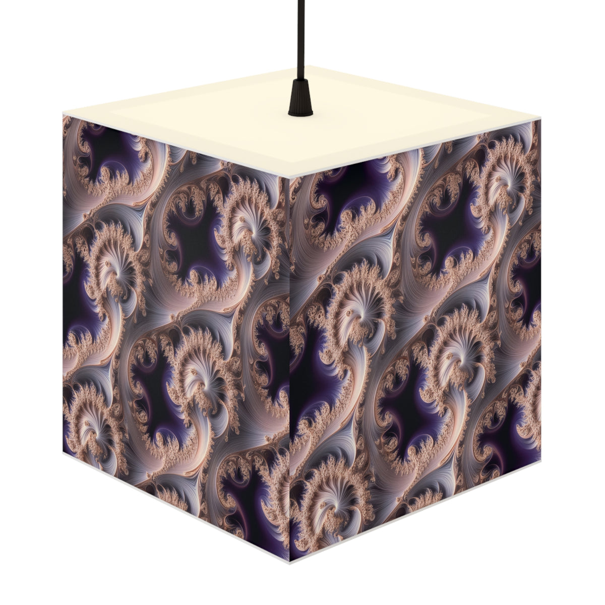 DECO - Lampe Cubique Fractale Courbe de Hilbert-Sierpiński