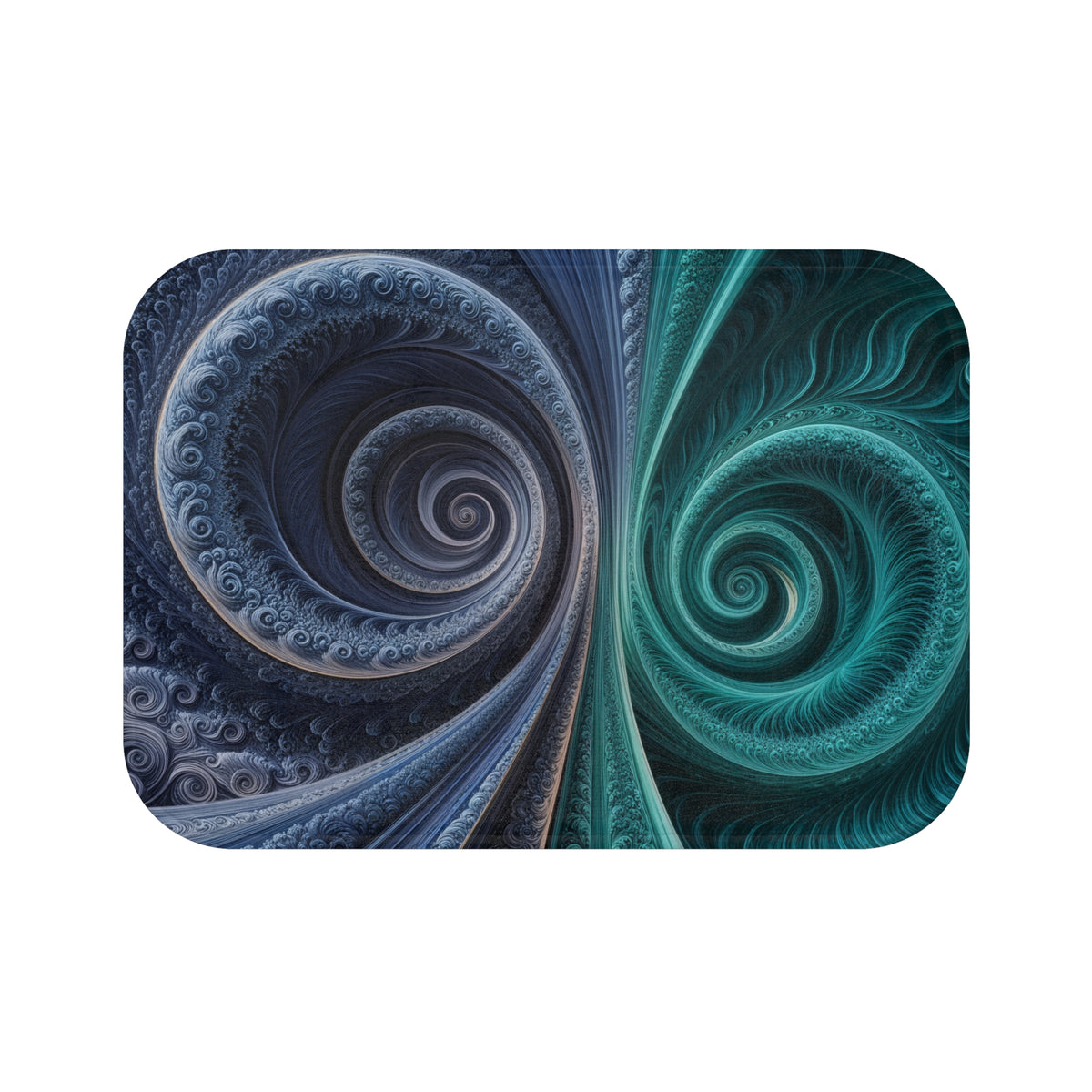 Tapis salle de bain Courbe de Césaro-Péano
