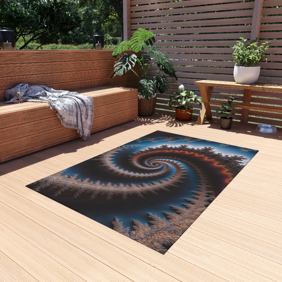 Tapis de salon Courbe de Moore