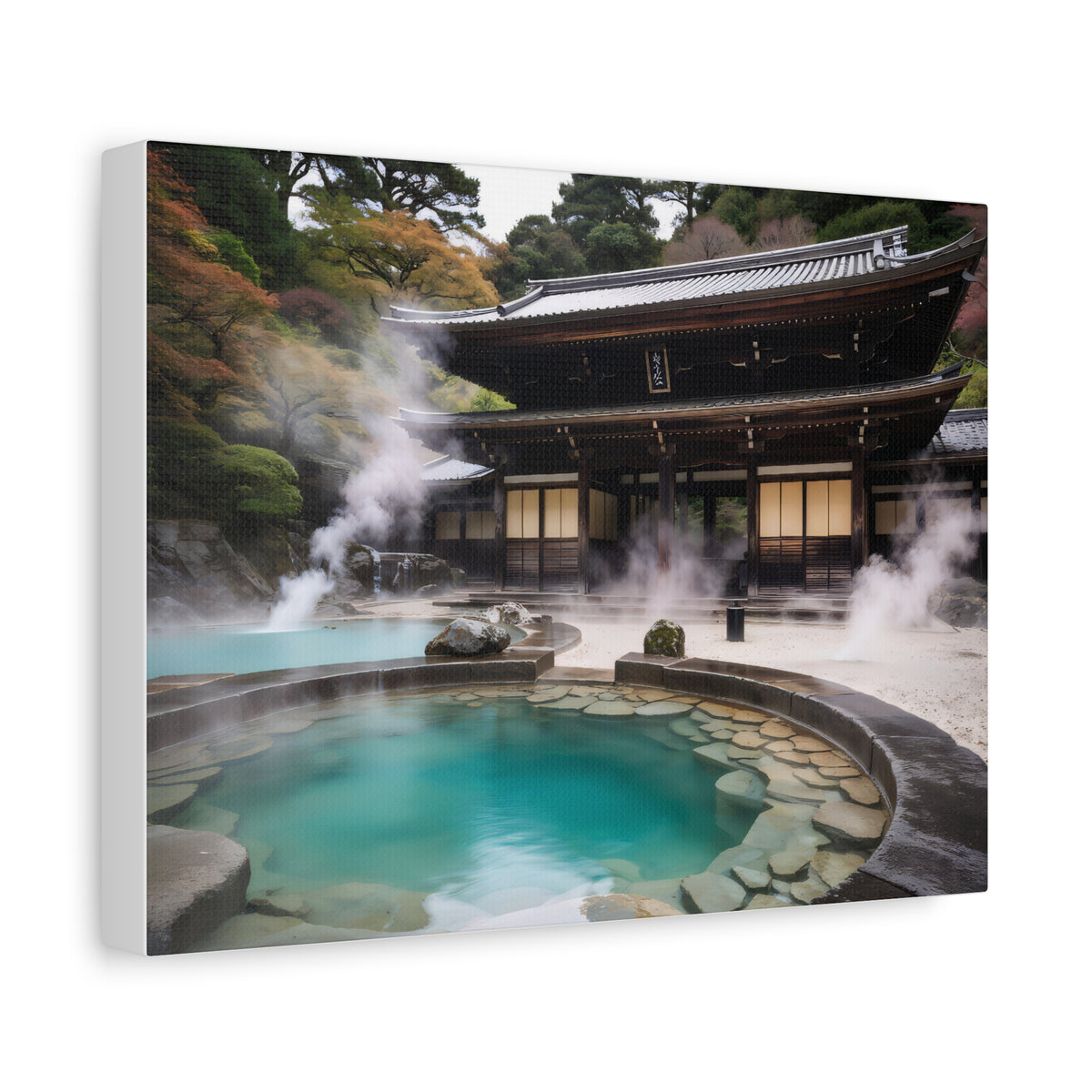 Tableau Onsen Traditionnel Tokyo