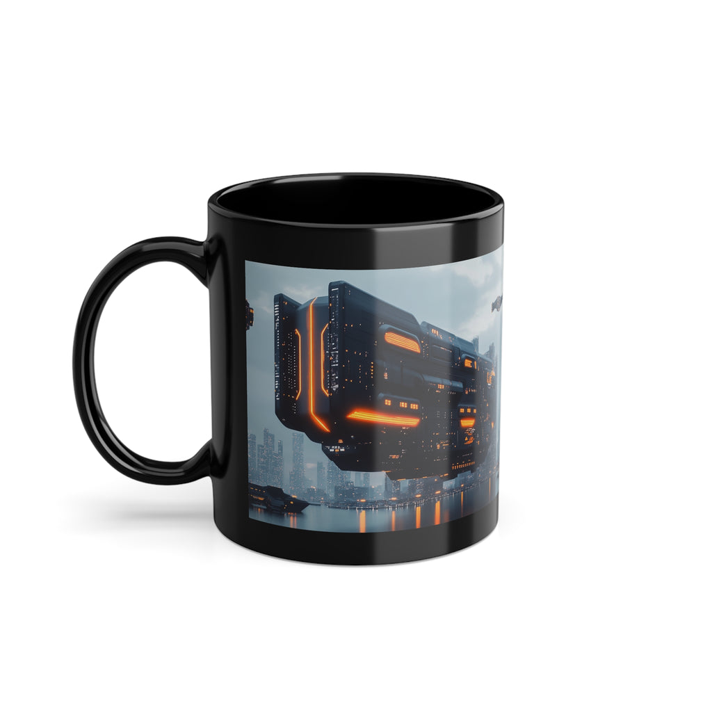 Mug Noir Cyberpunk Arsenal des MégaCorporation