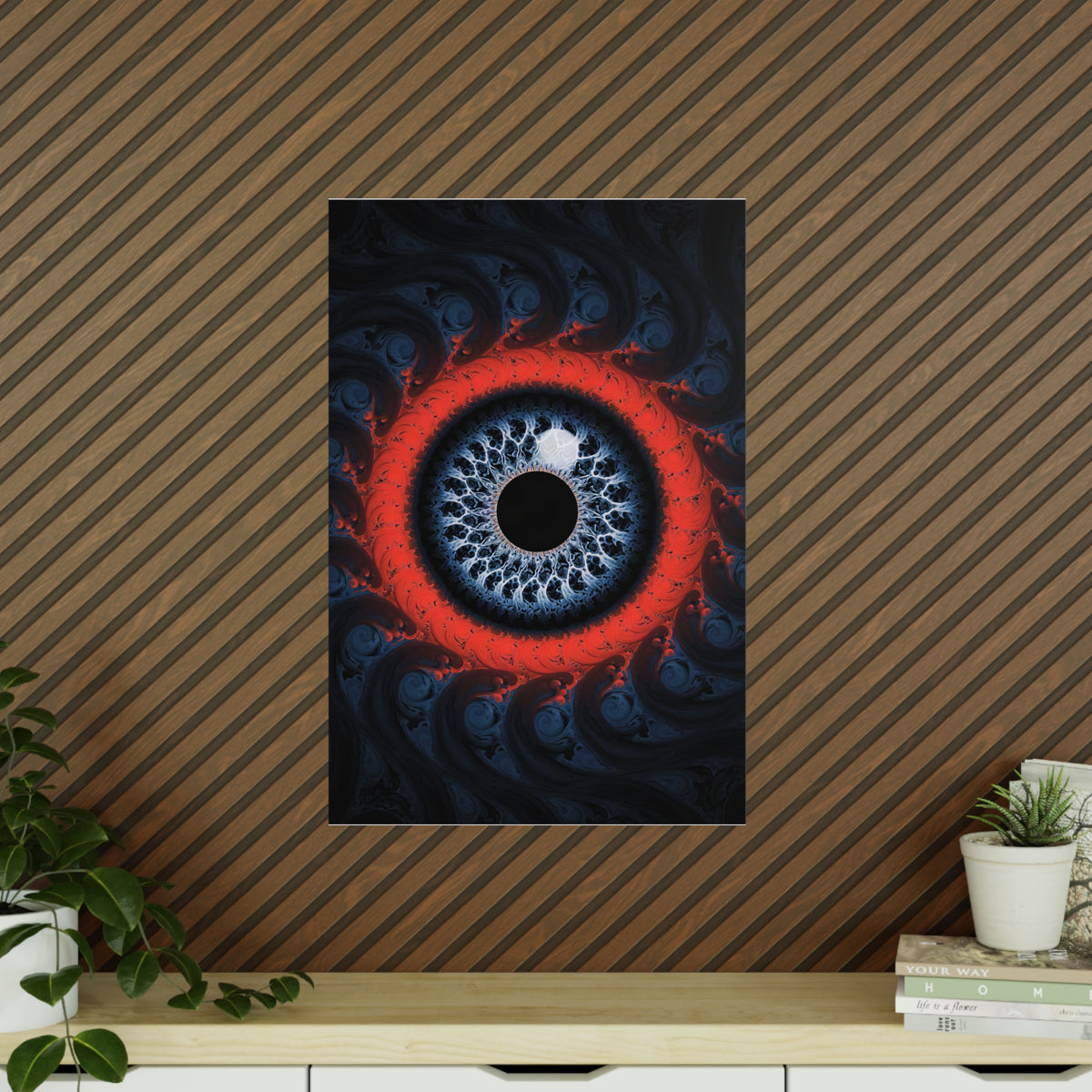 Poster Œil Fractal