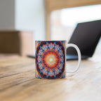Mug blanc Mandala de la Compassion