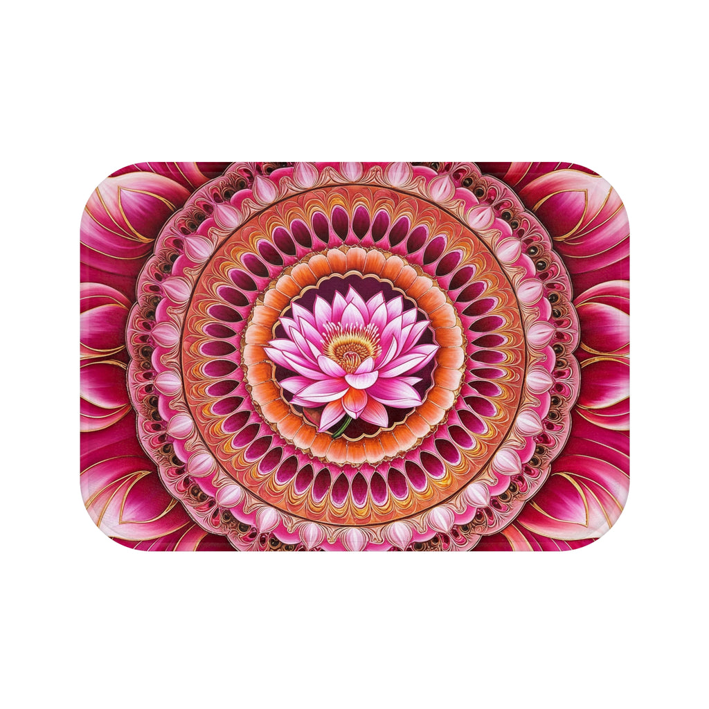 Tapis salle de bain Mandala de l'Amour Inconditionnel