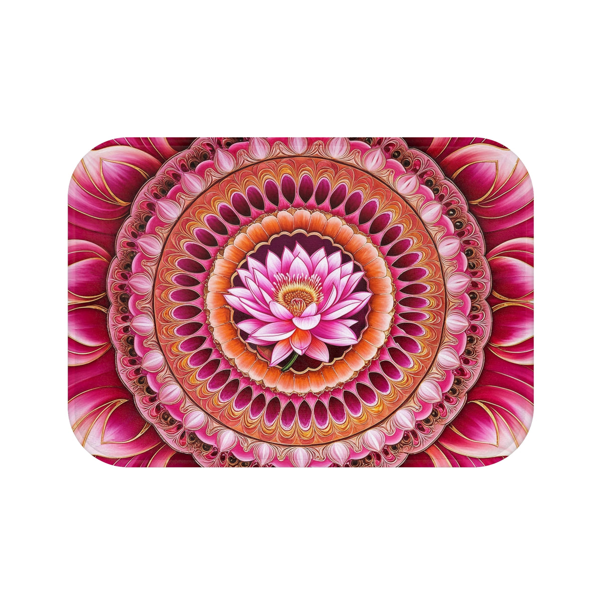 Tapis salle de bain Mandala de l'Amour Inconditionnel