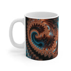 Mug blanc Fractal de Newton-Raphson
