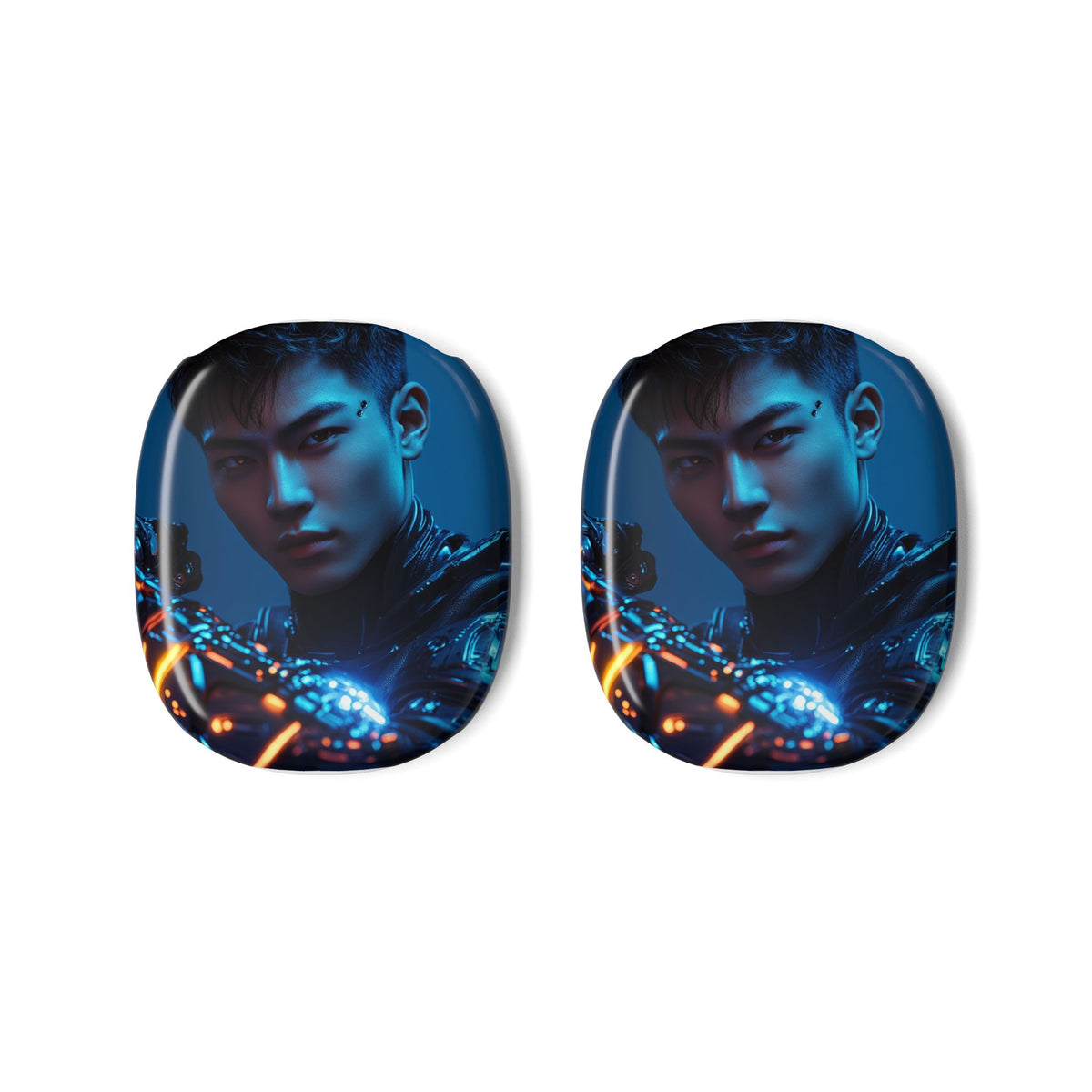 Housse airpods Guerrier Bras Robotique